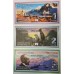 ANTARCTICA 2001 . ONE 1 - ONE HUNDRED 100 DOLLARS BANKNOTES . SPECIMEN